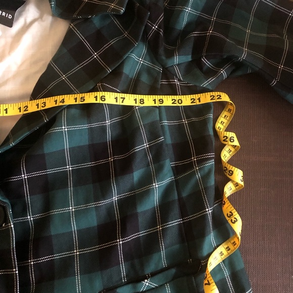 Torrid lightweight ponte knit longline plaid blazer jacket plus size 2X NWT - Picture 12 of 16